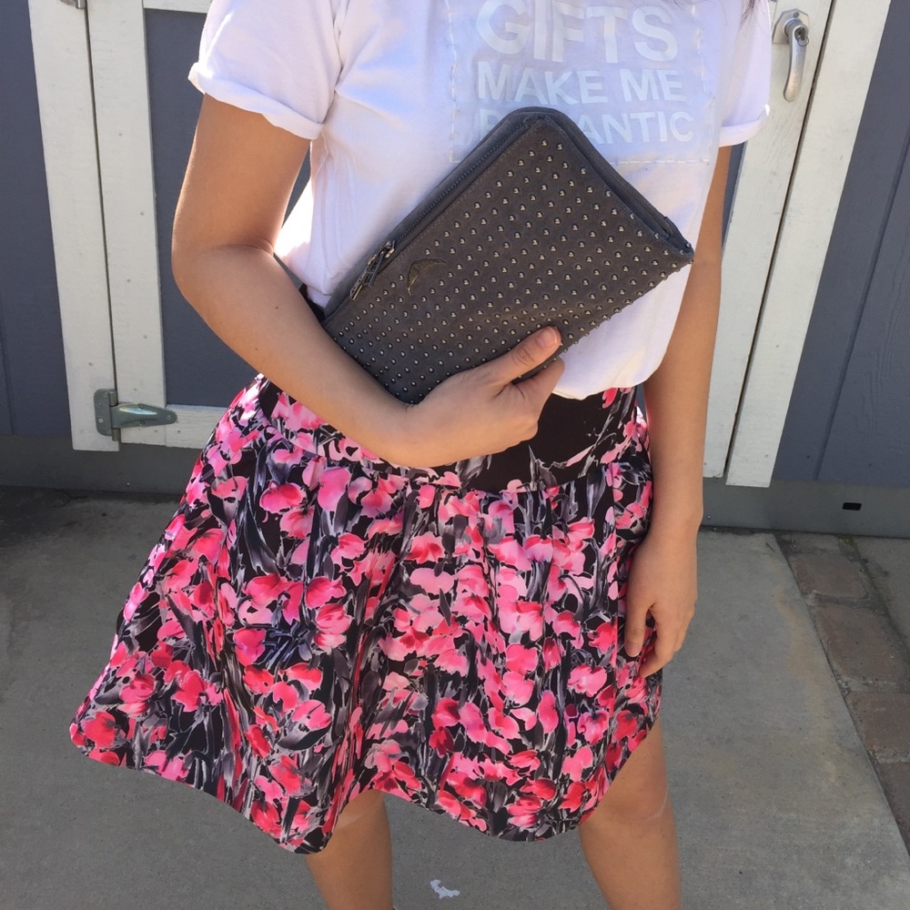 Red Valentino floral skirt